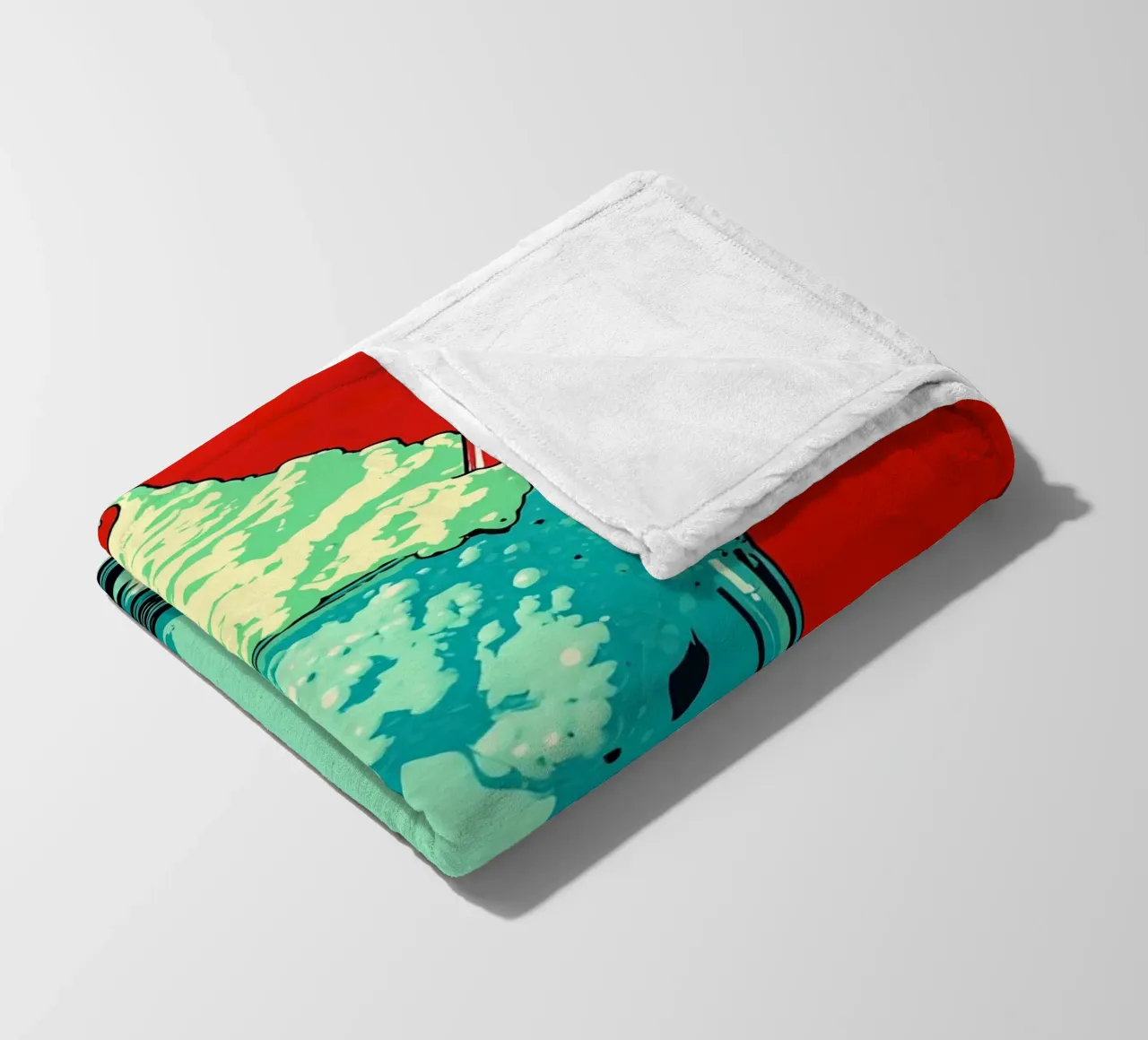 Mikshake - Pop Art coperta in pile da ColorCrash Gallery