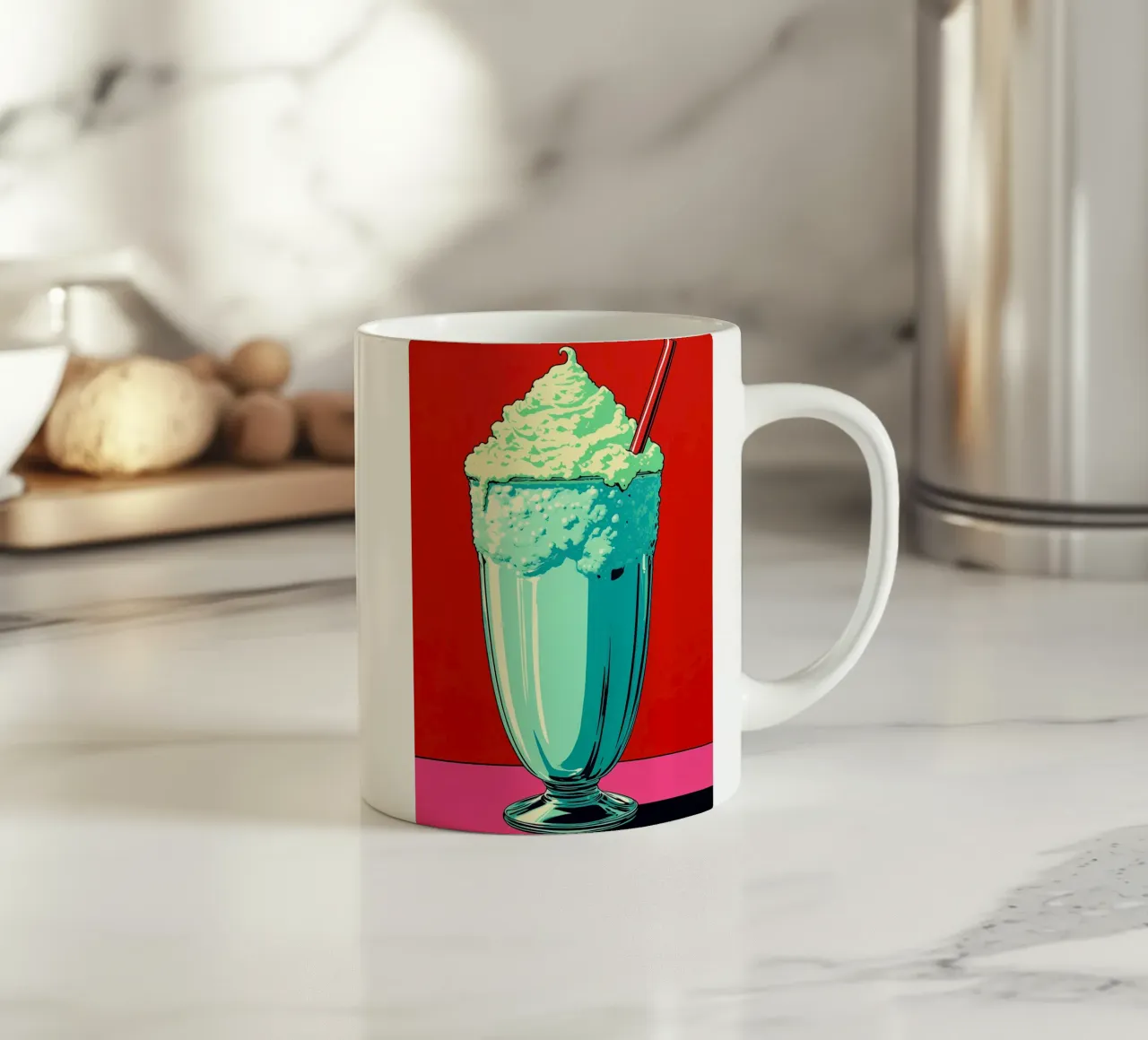 Mikshake - Pop Art tazza in ceramica da ColorCrash Gallery