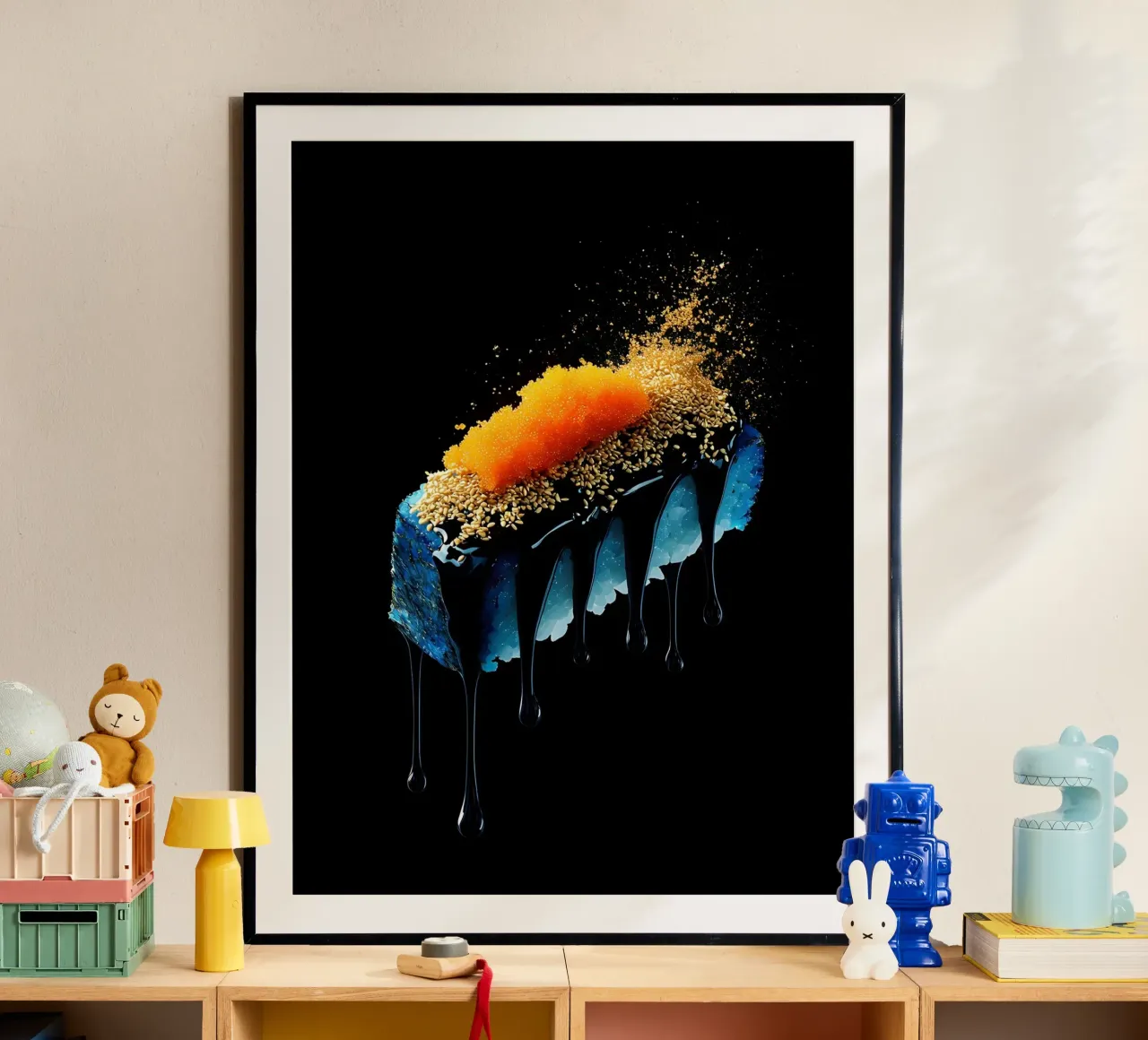 Sushi - Pop Art poster da ColorCrash Gallery