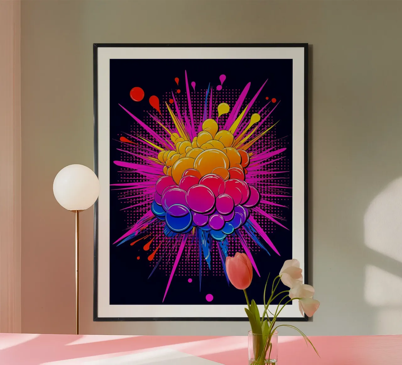 Bubble Burst - Pop Art hahnemühle by ColorCrash Gallery