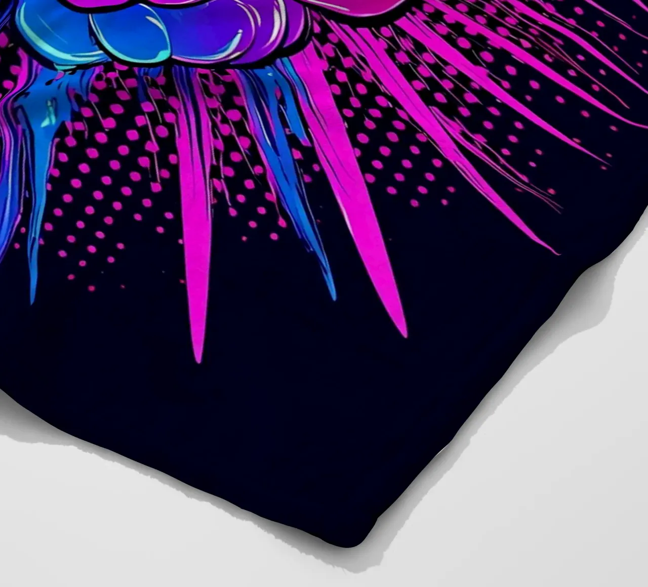 Scoppio di bolle - Pop Art coperta in pile da ColorCrash Gallery