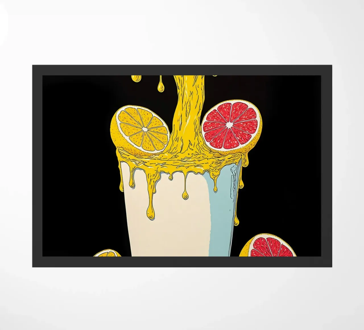 Succo di limone - Pop Art zerbino da ColorCrash Gallery