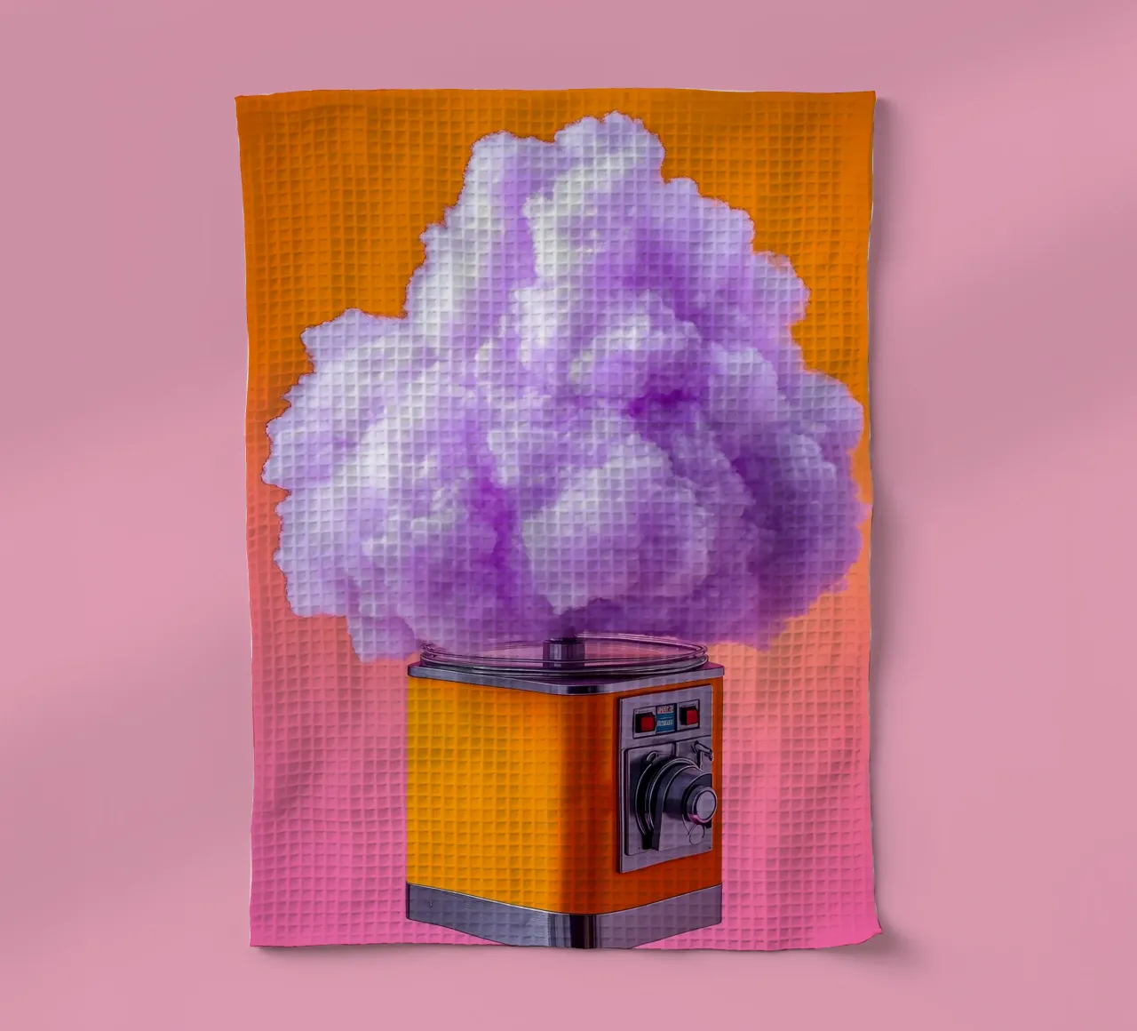 Machine à barbe à papa - Pop Art torchon de ColorCrash Gallery