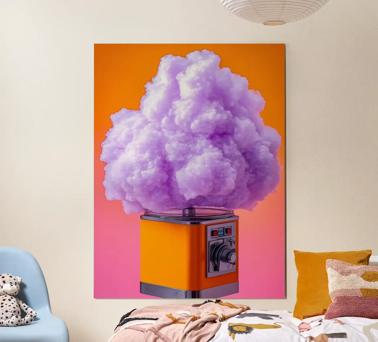 Máquina de algodón de azúcar - Pop Art hahnemühle de ColorCrash Gallery