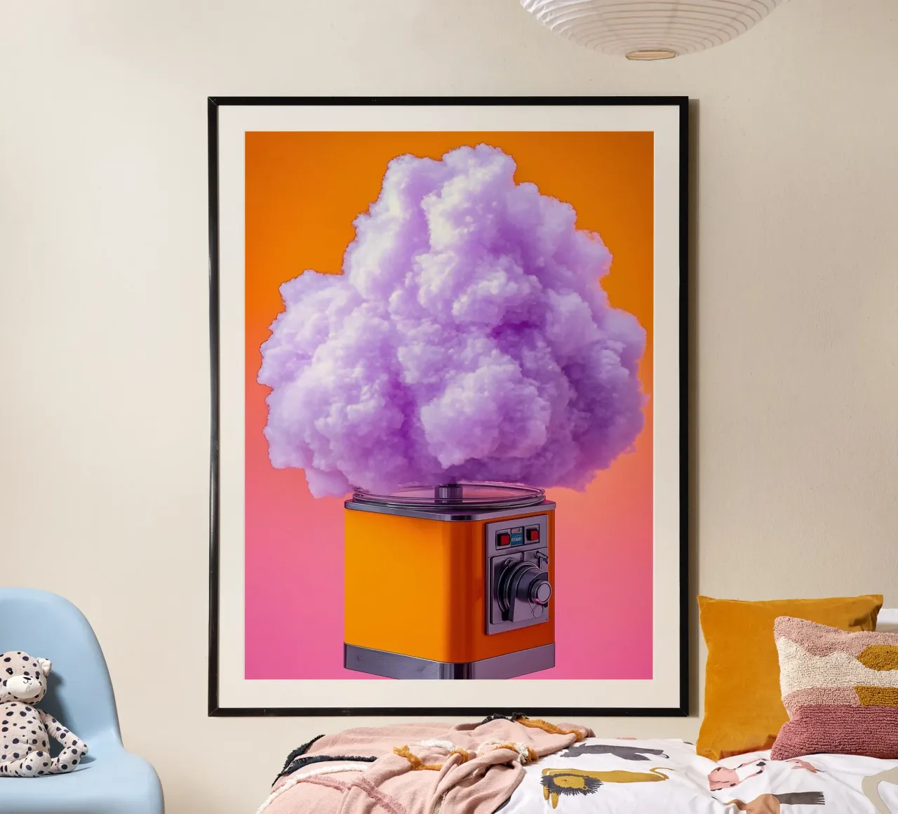 Máquina de algodón de azúcar - Pop Art hahnemühle de ColorCrash Gallery