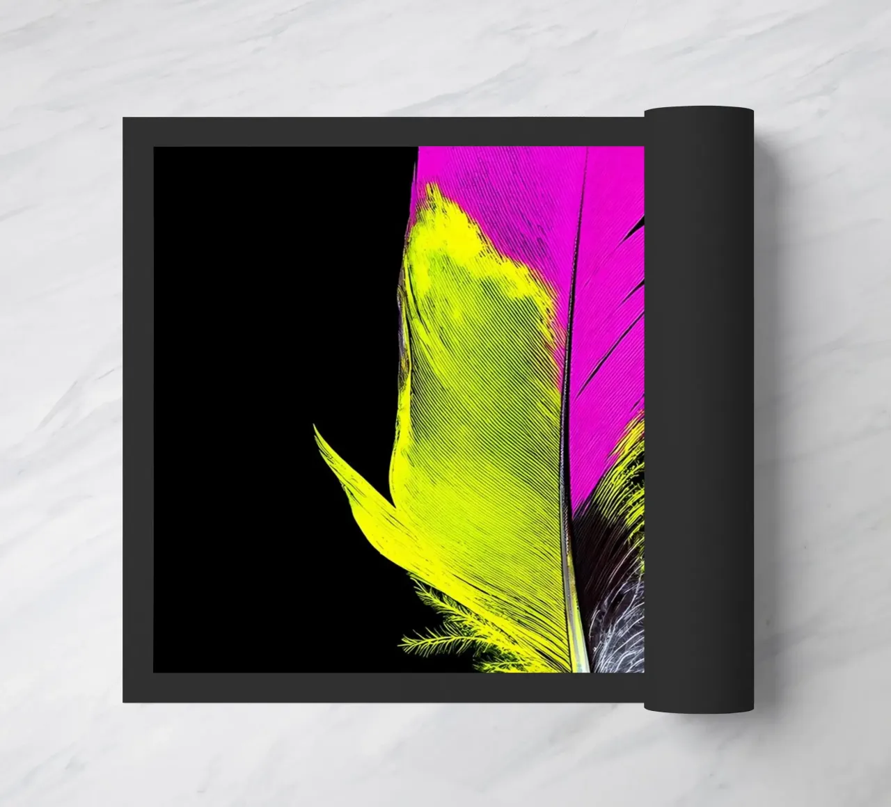Piuma - Pop Art zerbino da ColorCrash Gallery