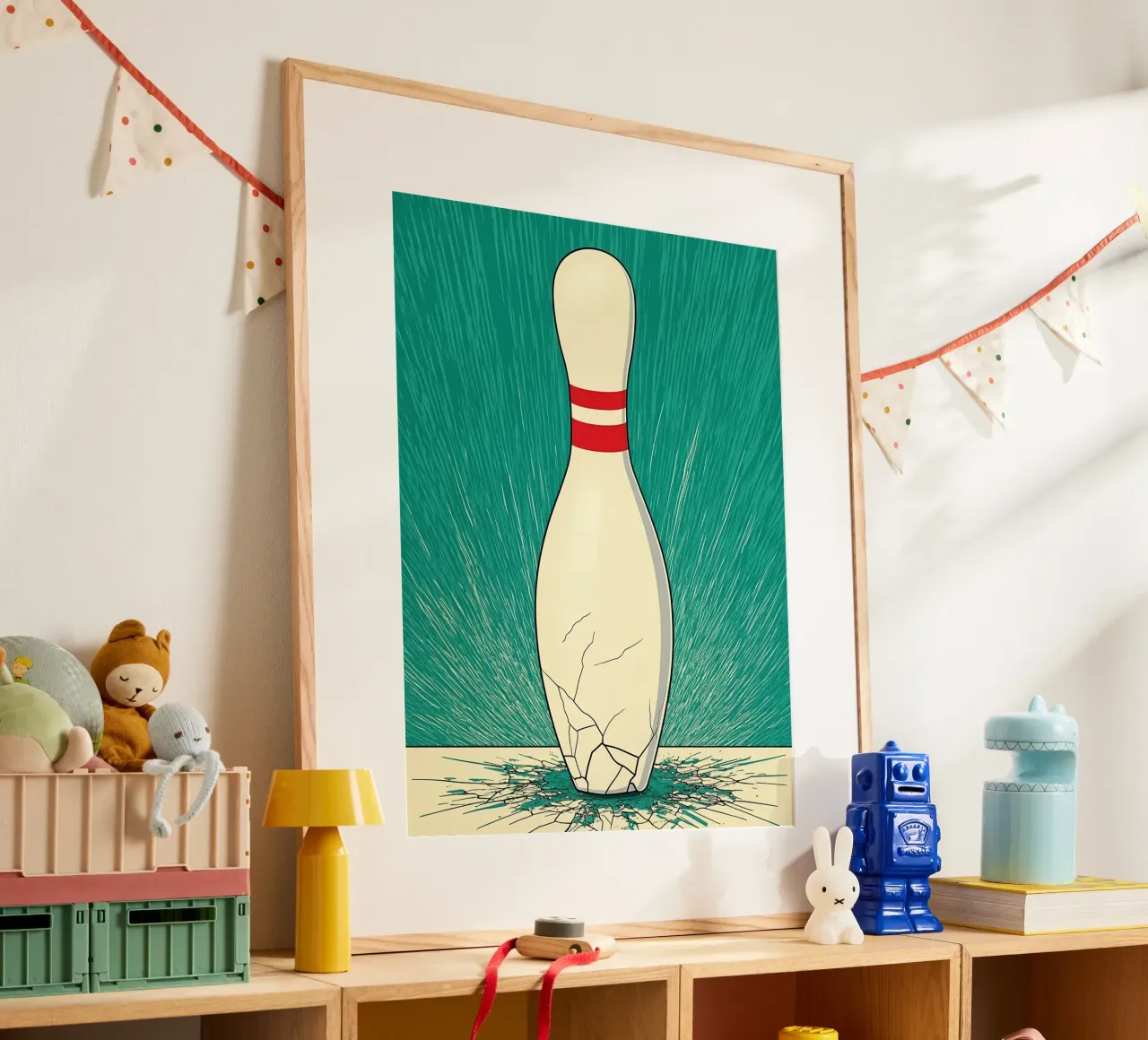 Bowling - Pop Art hahnemühle by ColorCrash Gallery