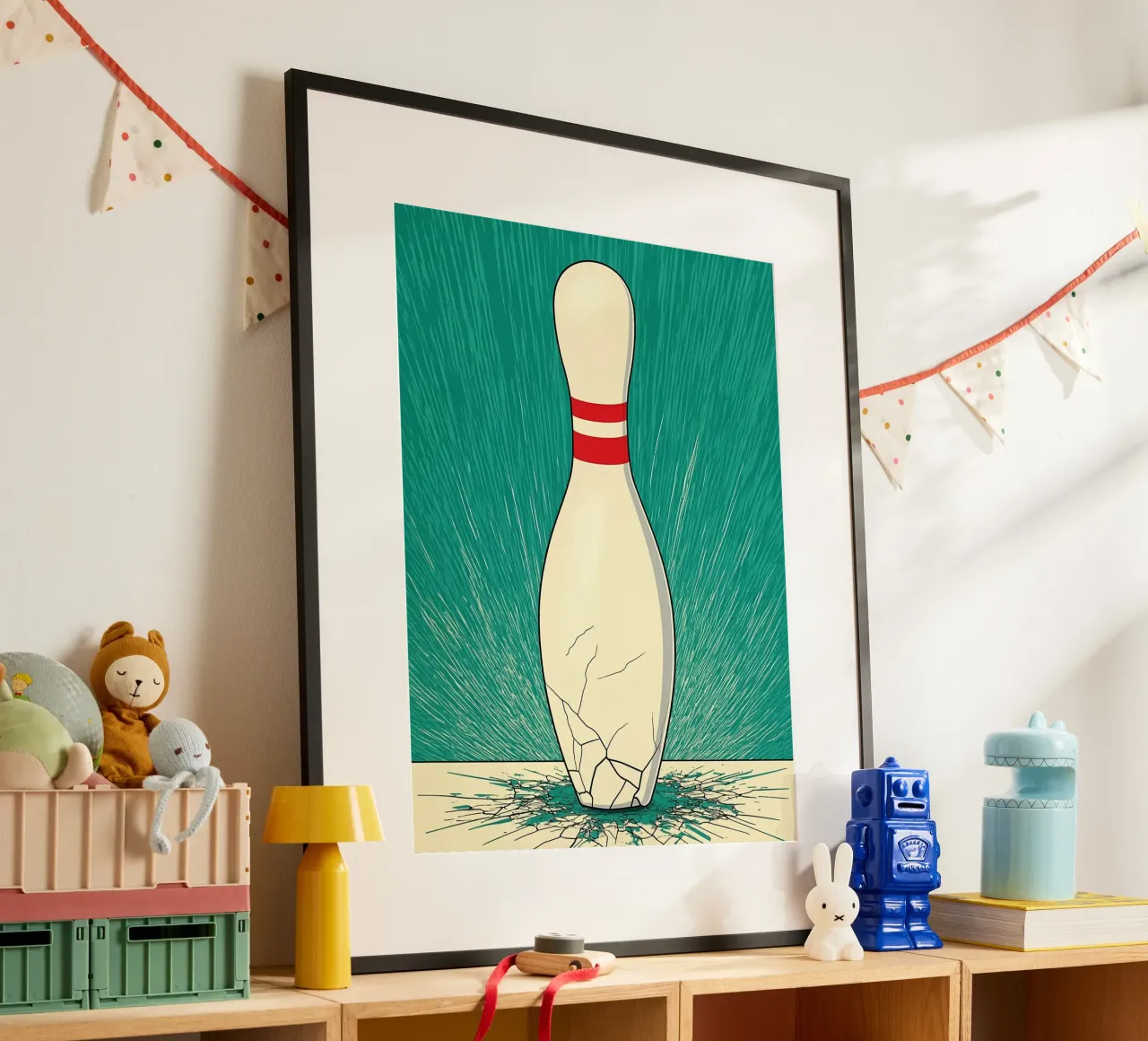 Bowling - Pop Art hahnemühle by ColorCrash Gallery