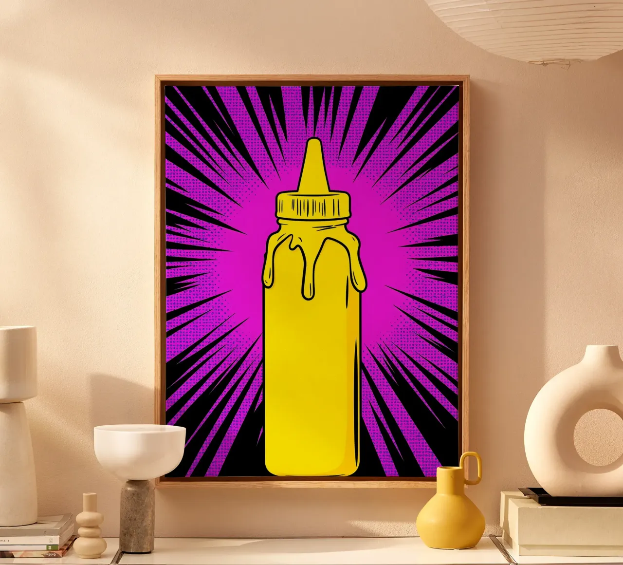 Bouteille de sauce - Pop Art toile de ColorCrash Gallery