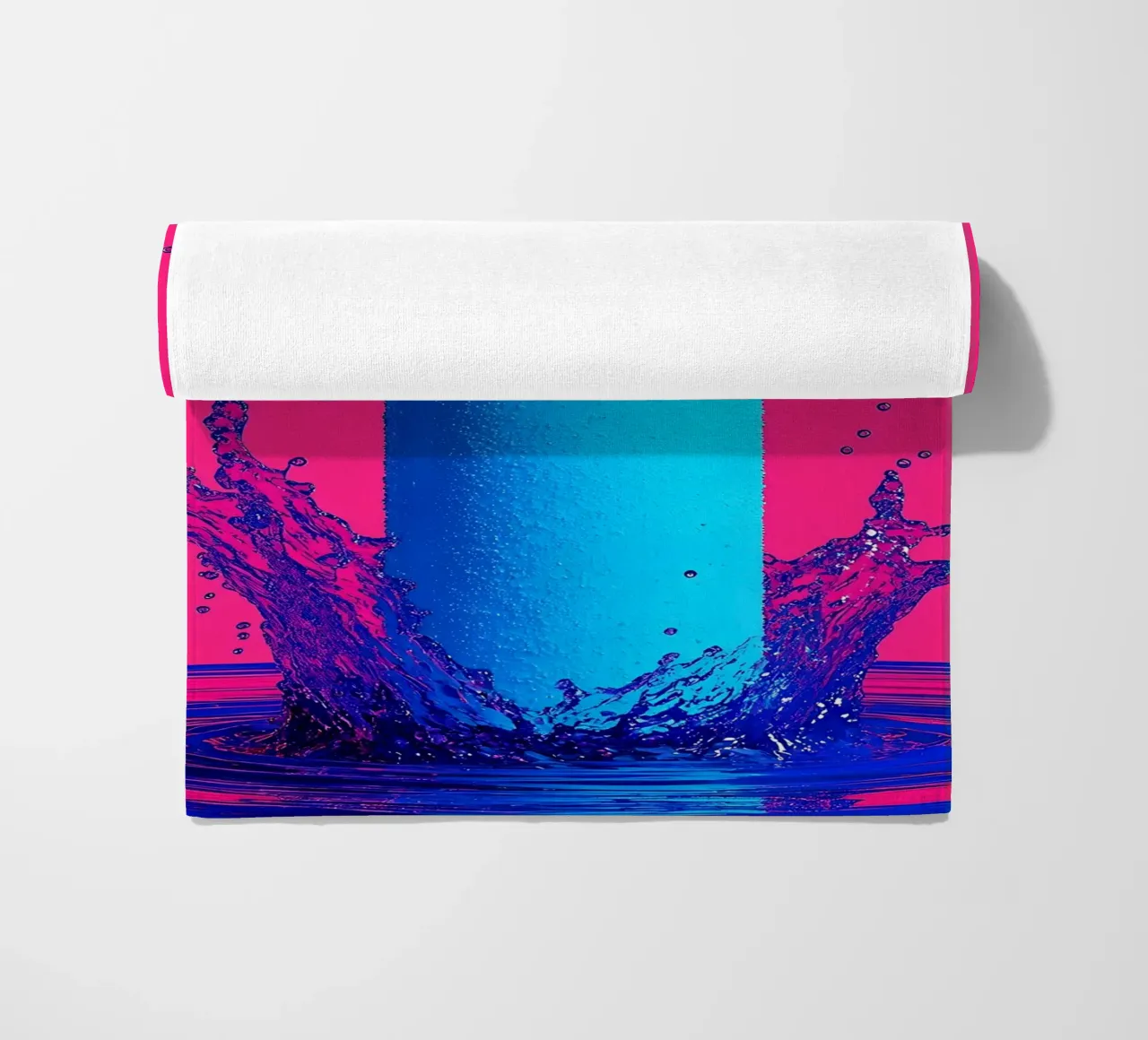 Bottiglia d'acqua - Pop Art telo mare da ColorCrash Gallery