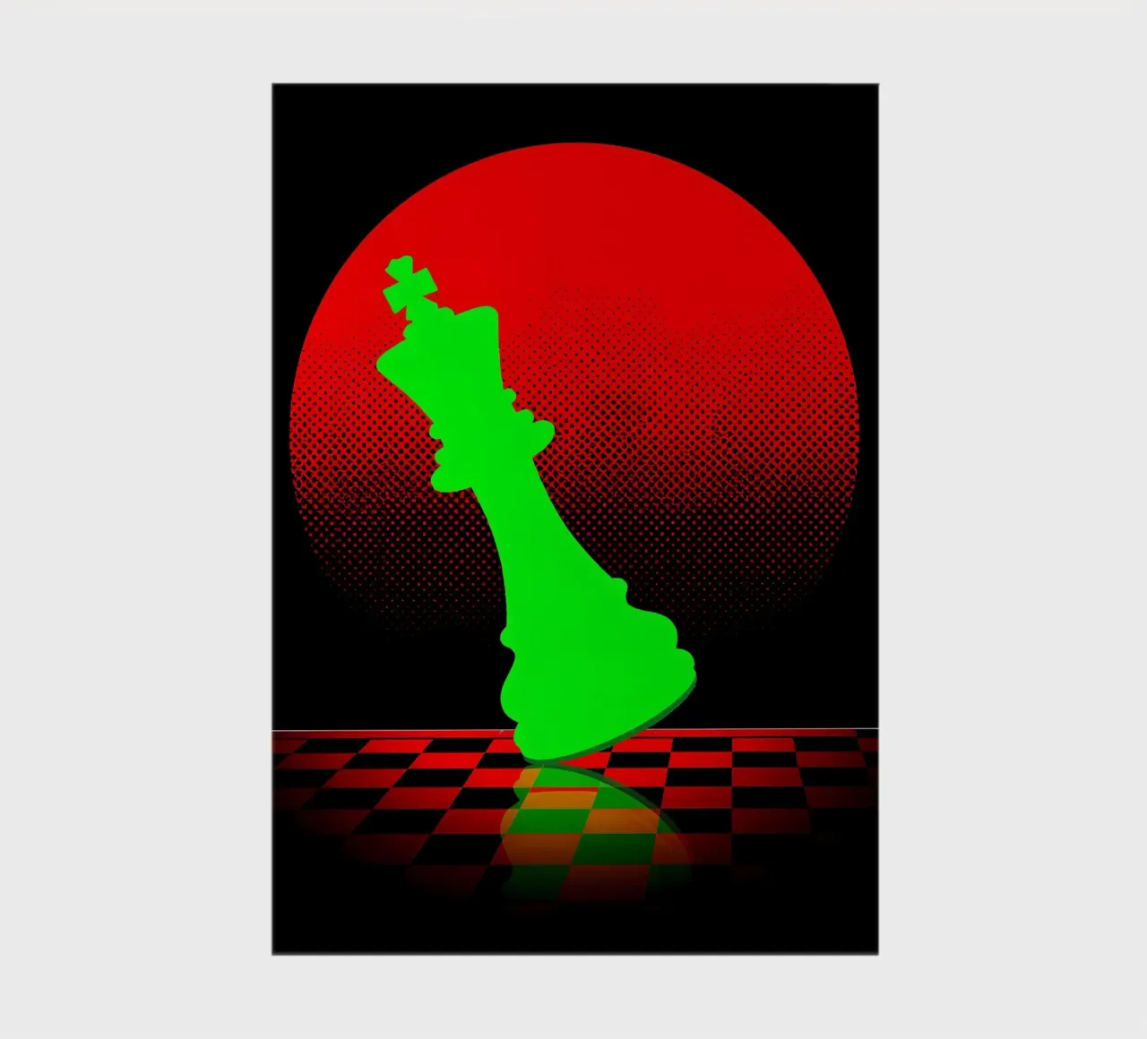 Chess - Pop Art notebook by ColorCrash Gallery