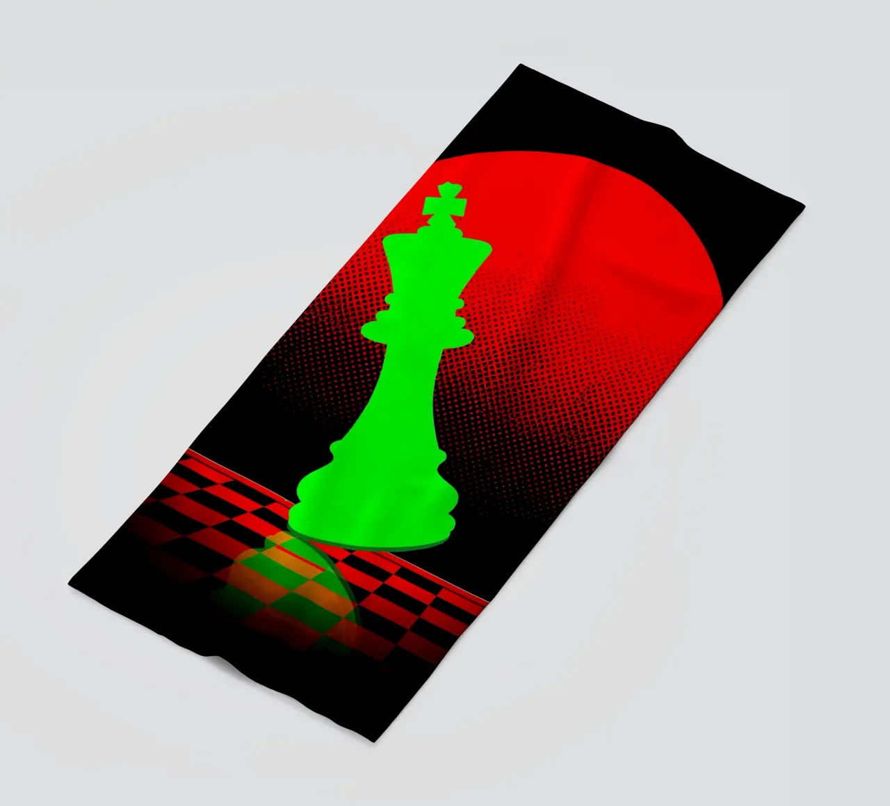 Scacchi - Pop Art telo mare da ColorCrash Gallery
