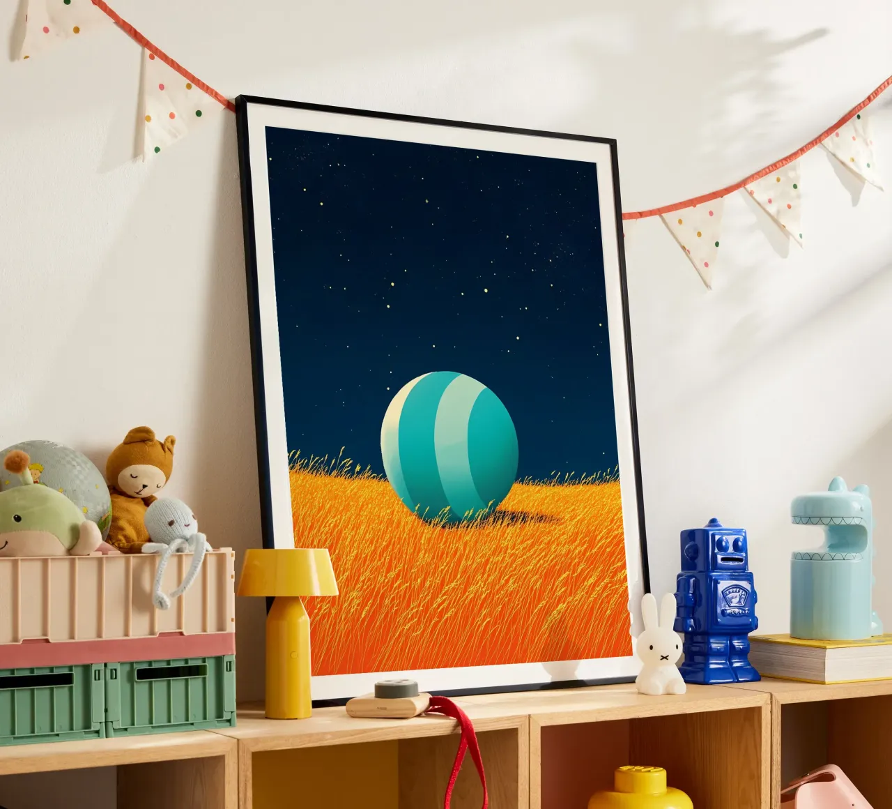 Ball In Open Field - Pop Art hahnemühle by ColorCrash Gallery