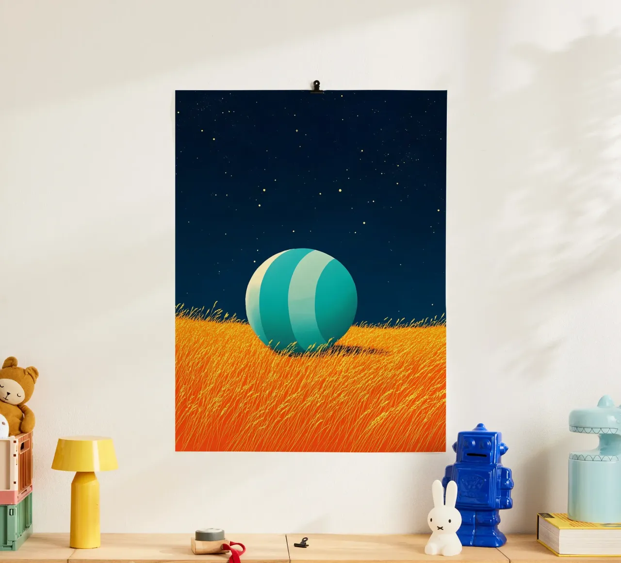 Ball In Open Field - Pop Art hahnemühle by ColorCrash Gallery