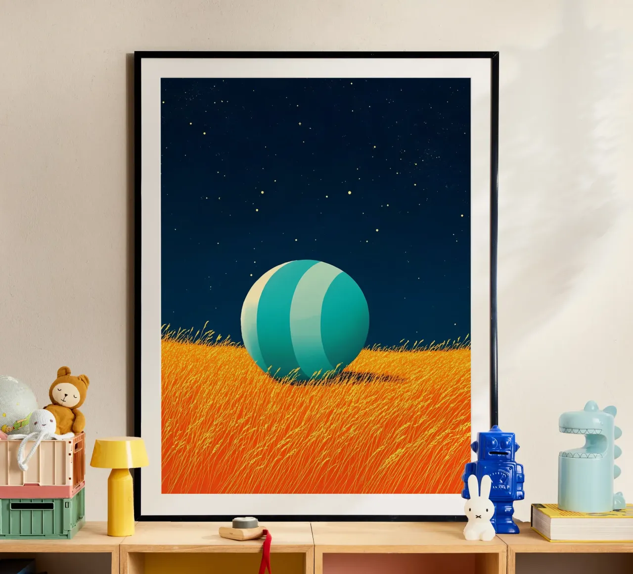 Ball In Open Field - Pop Art hahnemühle by ColorCrash Gallery