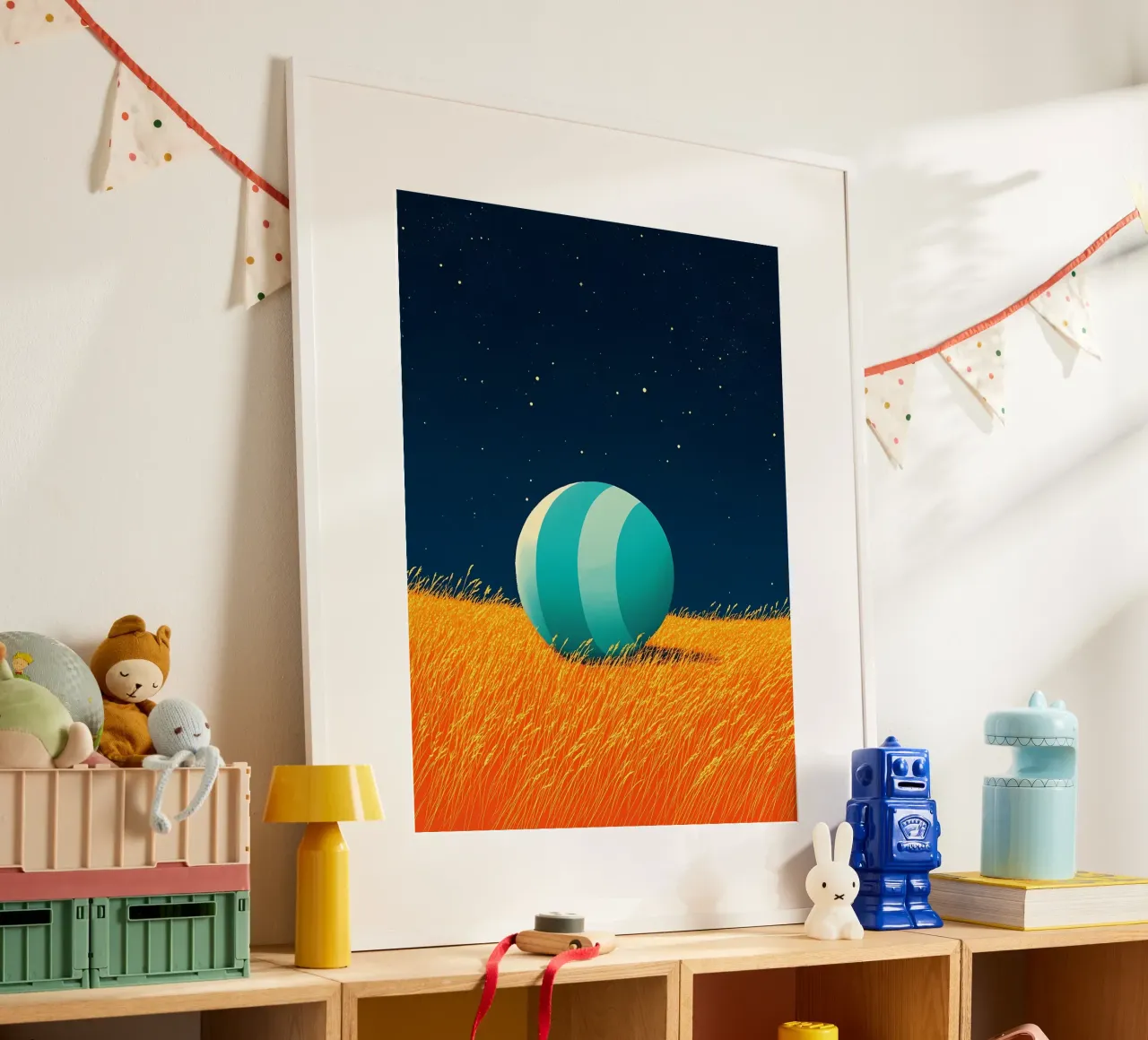 Ball In Open Field - Pop Art hahnemühle by ColorCrash Gallery