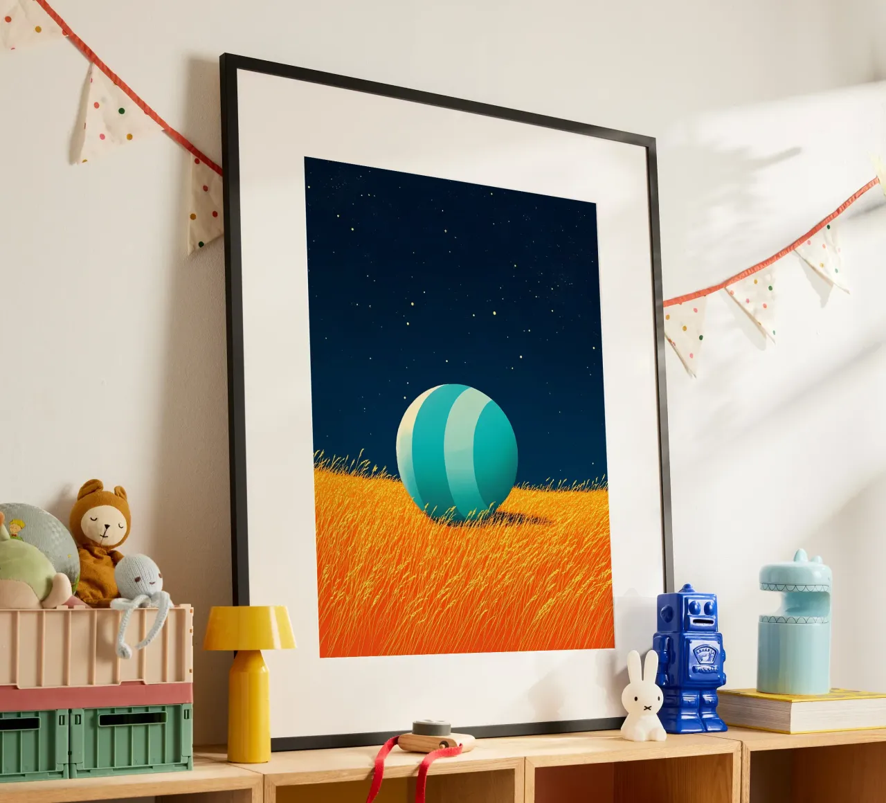 Ball In Open Field - Pop Art hahnemühle by ColorCrash Gallery