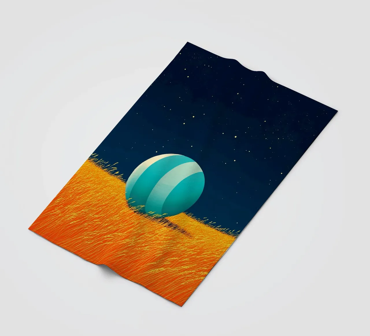Ball In Open Field - Pop Art fleecedeken van ColorCrash Gallery