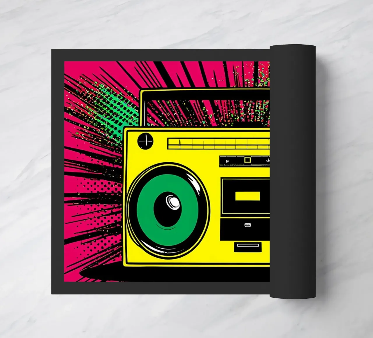 Boombox - Pop Art zerbino da ColorCrash Gallery