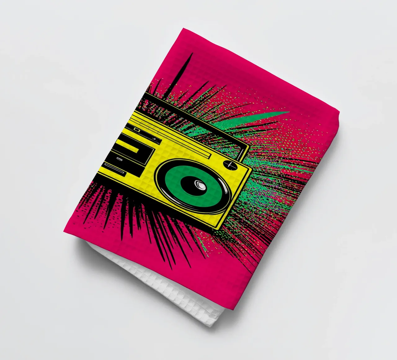 Boombox - Pop Art canovaccio da cucina da ColorCrash Gallery