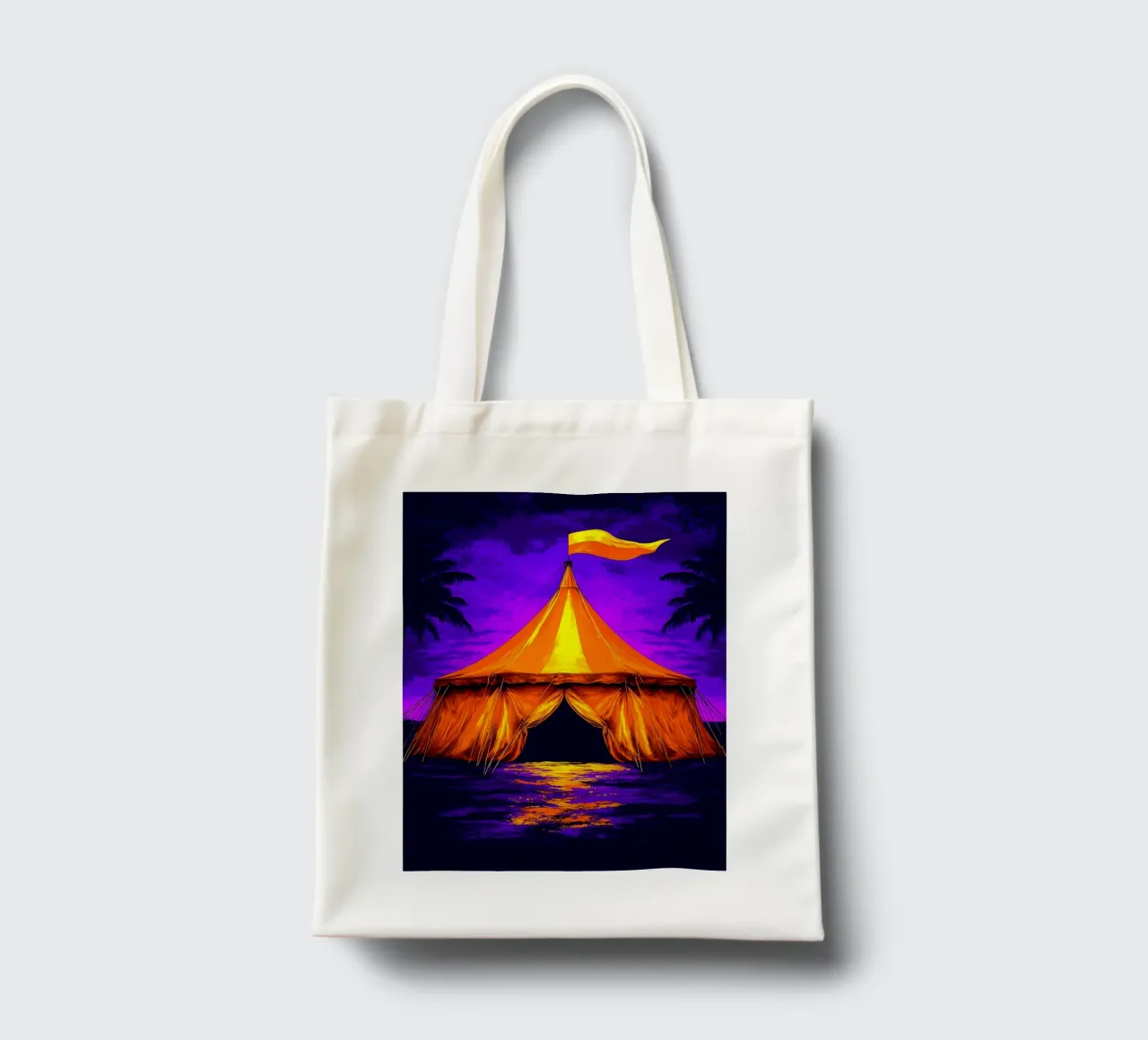 Circo - Pop Art borsa in juta da ColorCrash Gallery