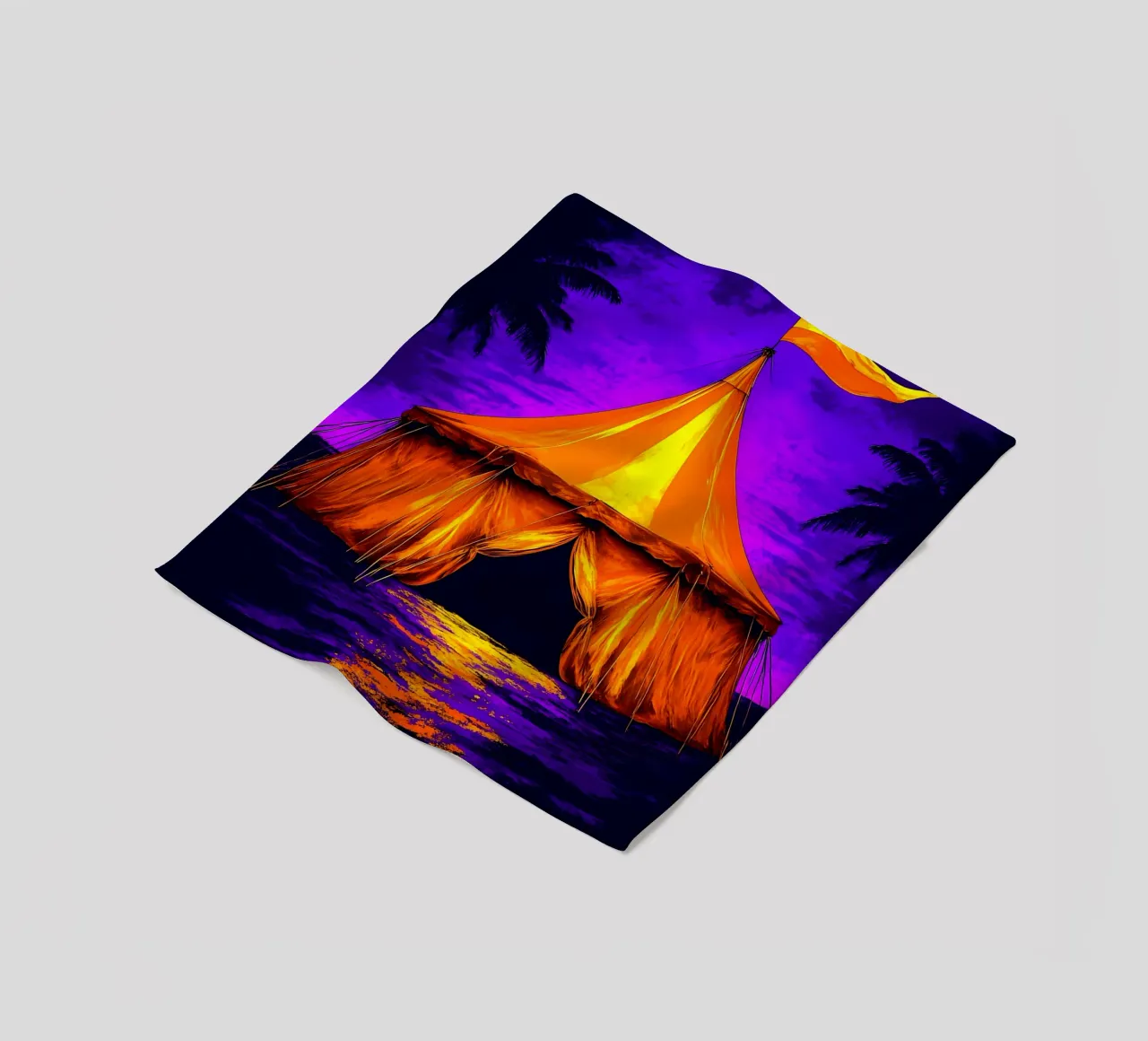 Circo - Pop Art coperta in pile da ColorCrash Gallery