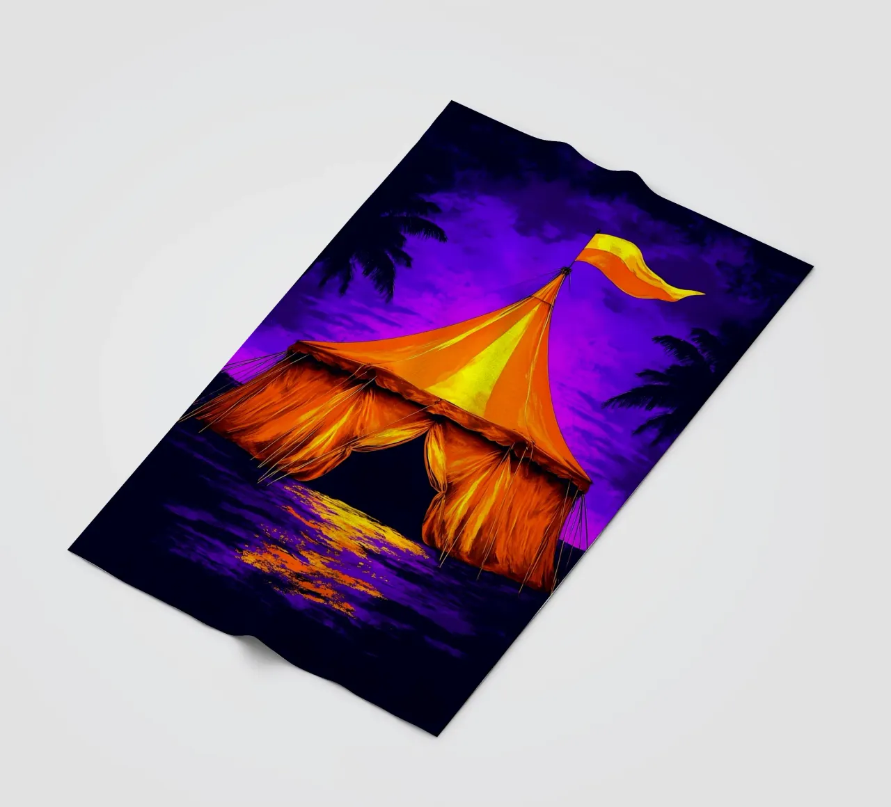 Circo - Pop Art coperta in pile da ColorCrash Gallery