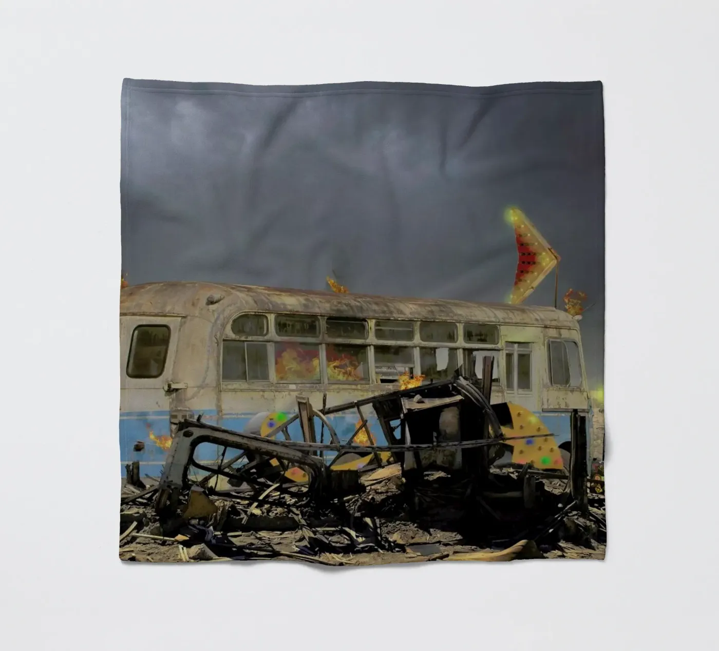 Arrow Space fleece blanket by Jason Brueck