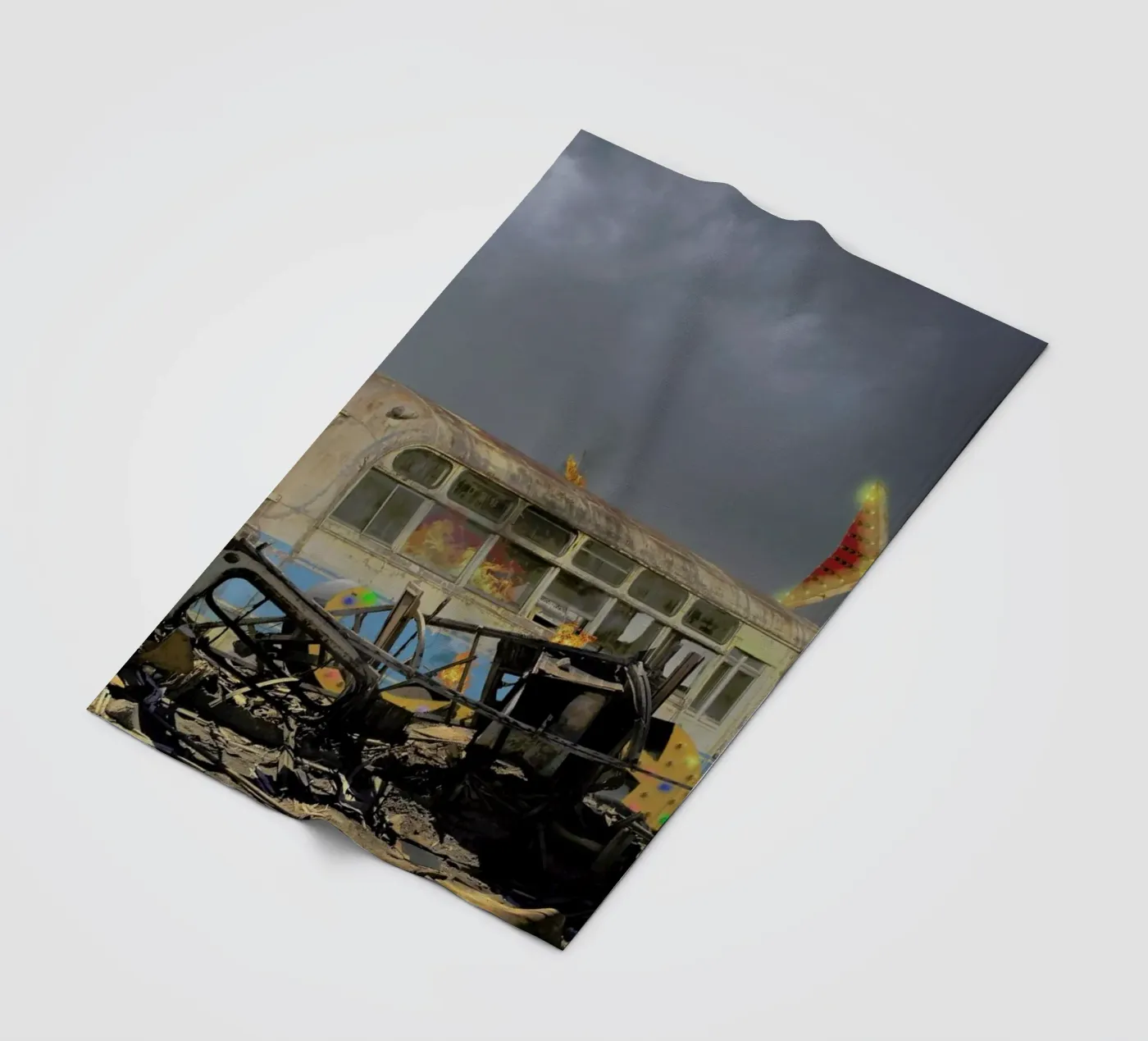 Arrow Space fleece blanket by Jason Brueck