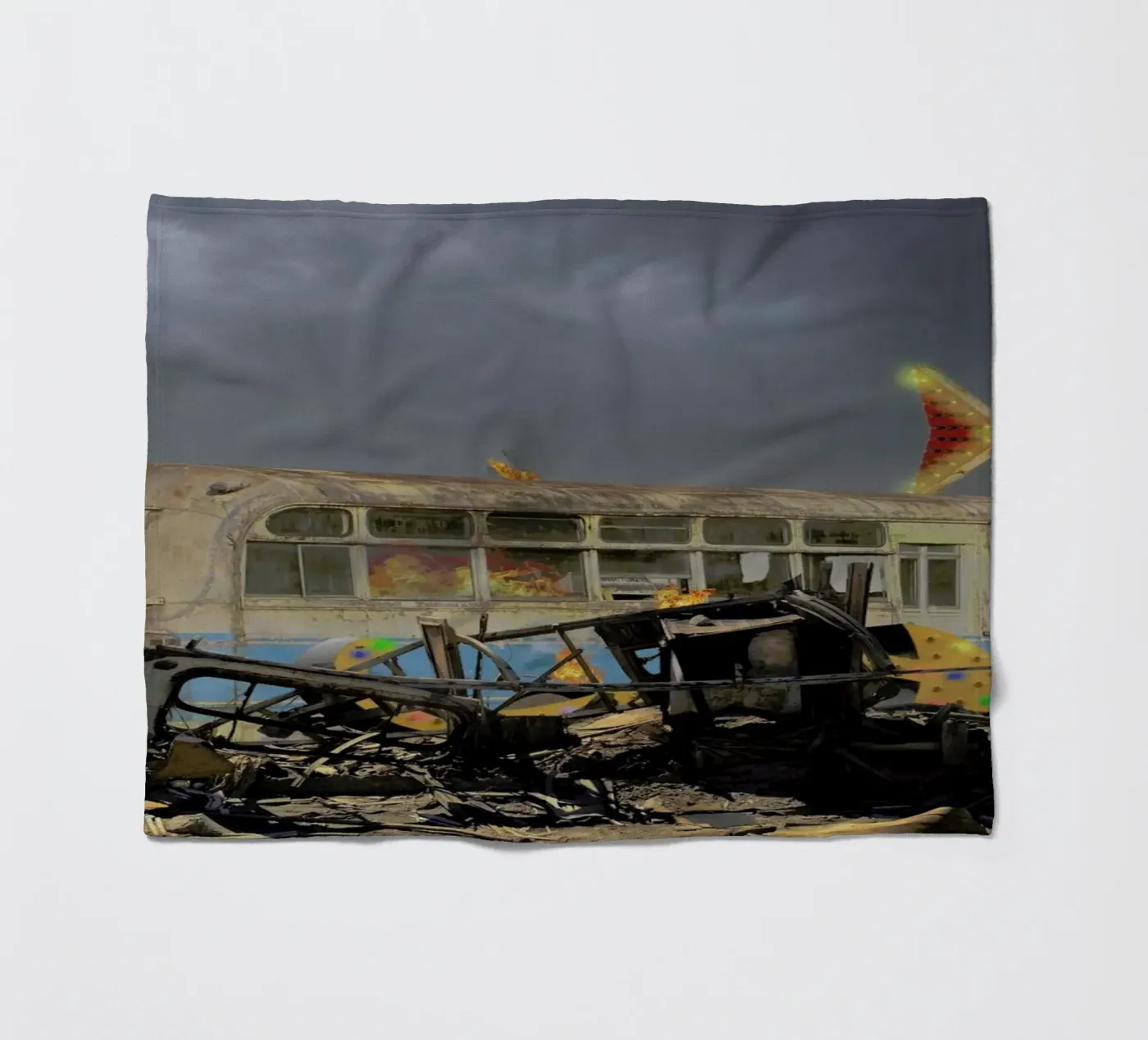 Arrow Space fleece blanket by Jason Brueck