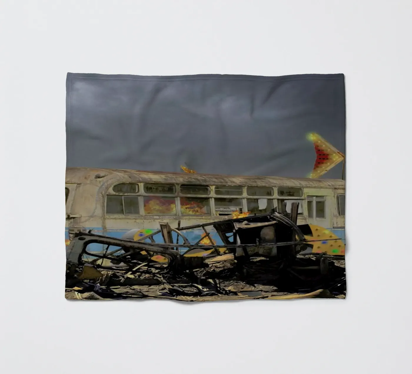 Arrow Space fleece blanket by Jason Brueck