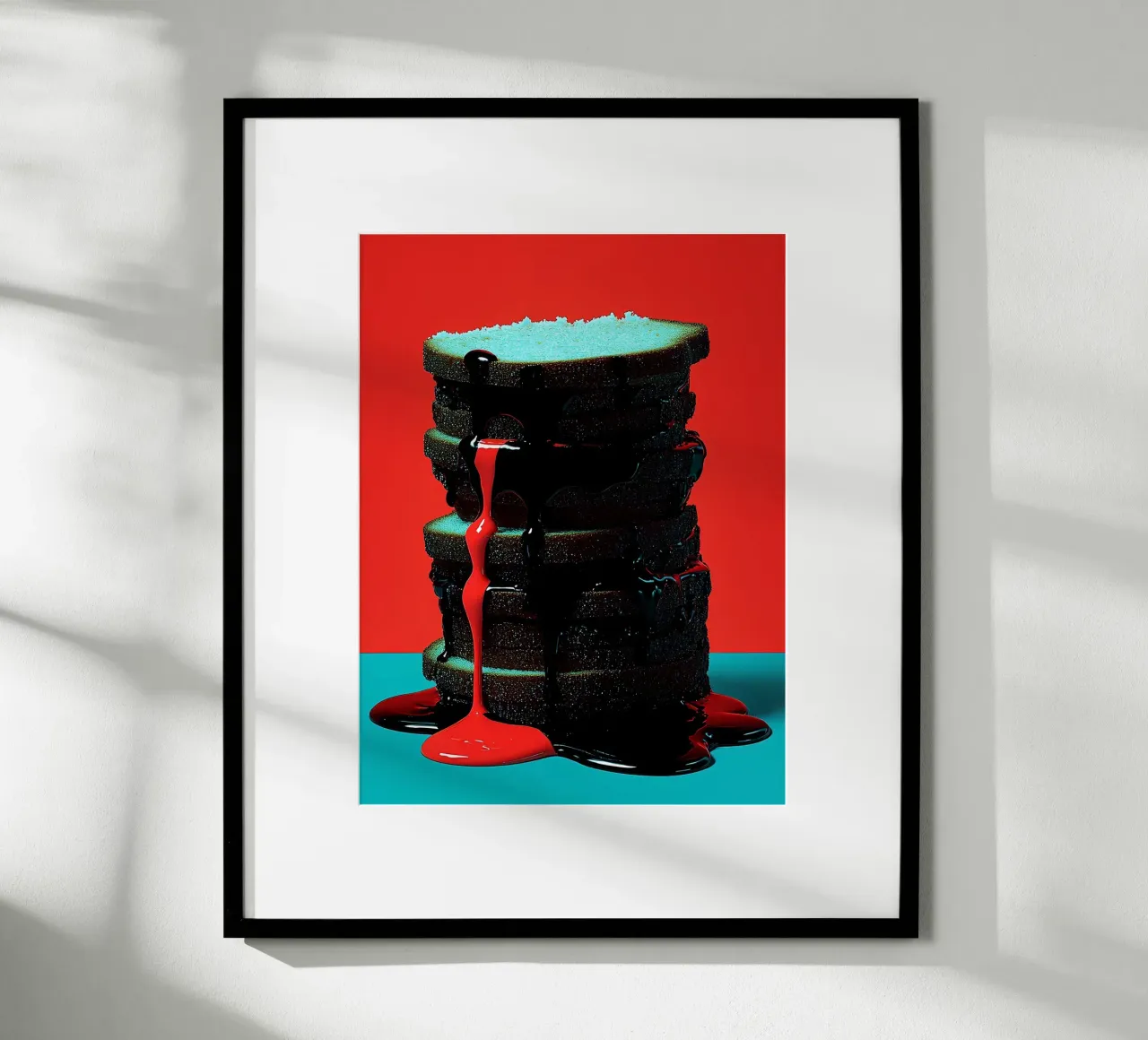 Pila di pane - Pop Art poster da ColorCrash Gallery