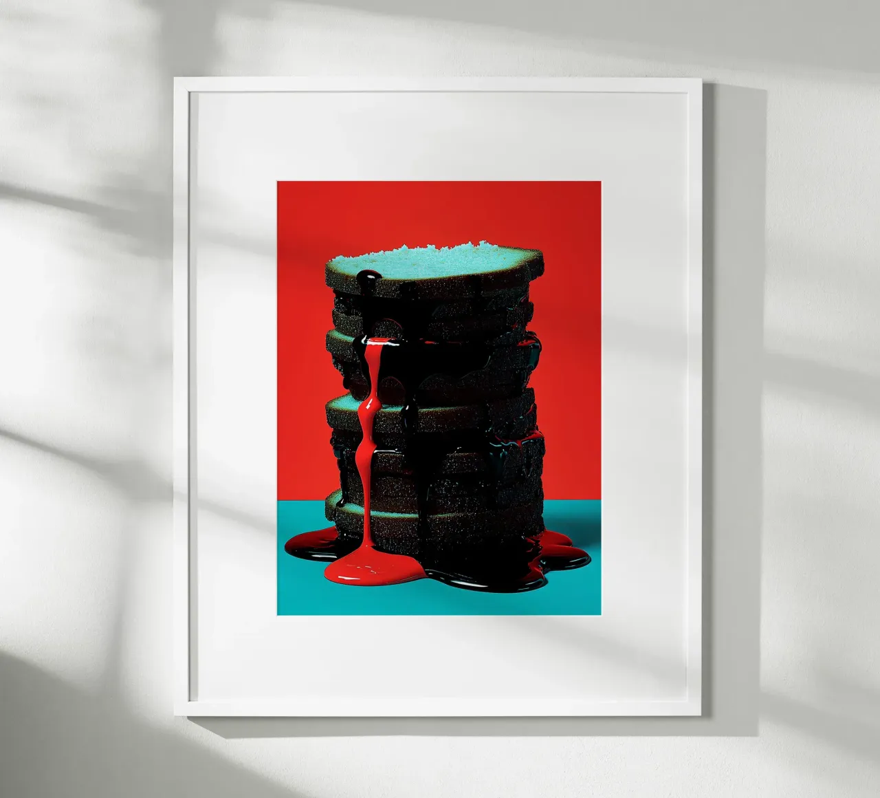 Pila di pane - Pop Art poster da ColorCrash Gallery