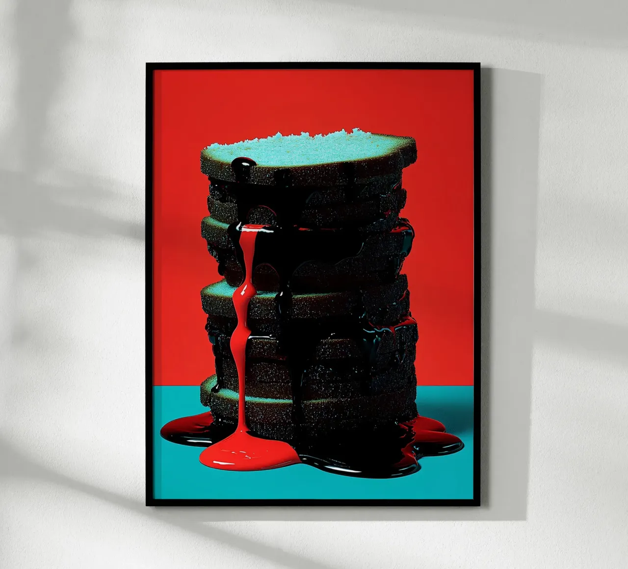 Pila di pane - Pop Art poster da ColorCrash Gallery