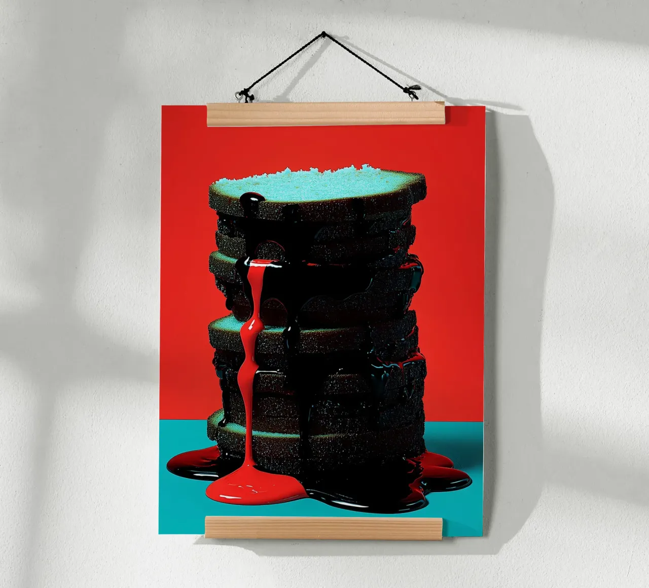 Pila di pane - Pop Art poster da ColorCrash Gallery