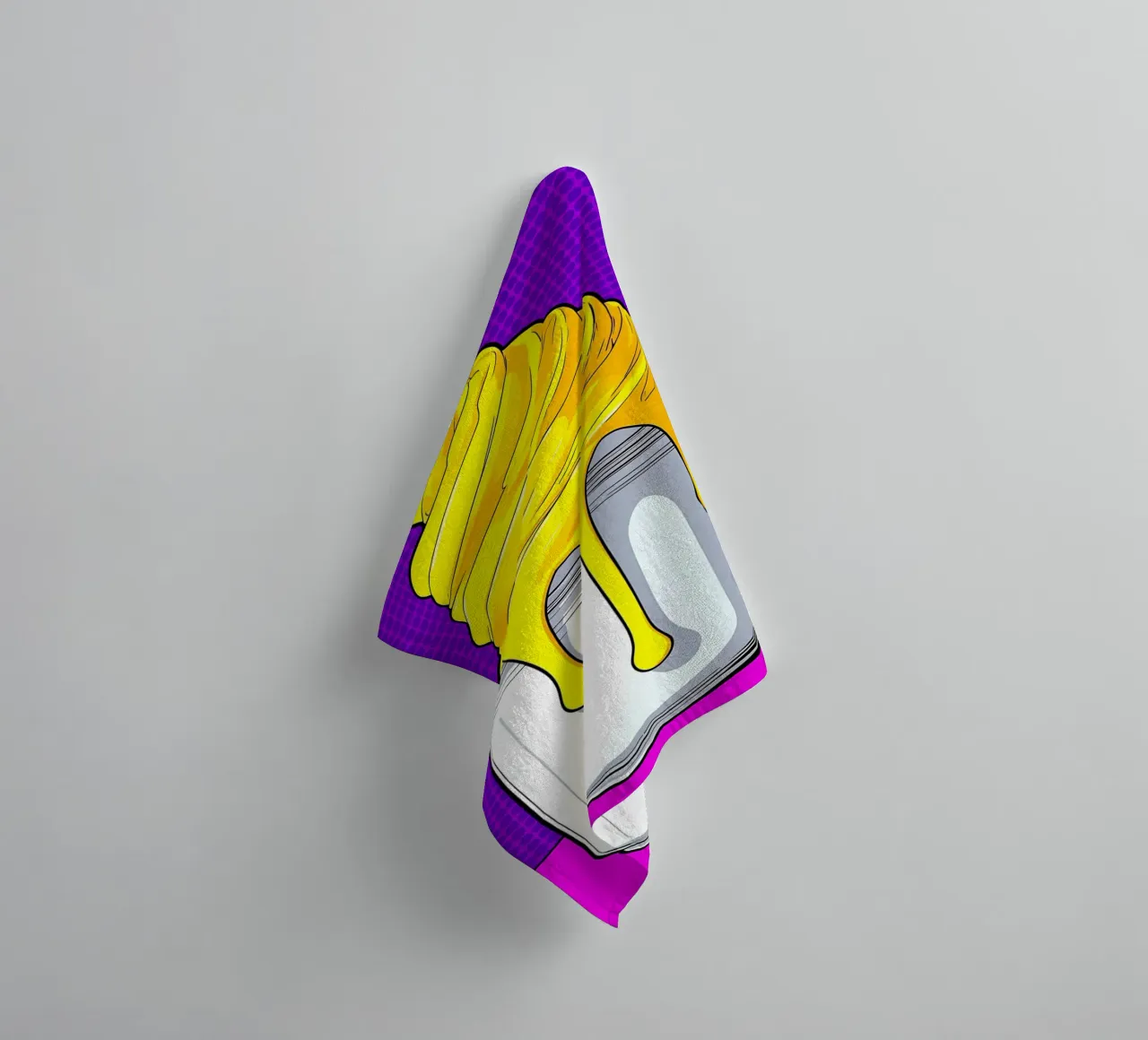 Ice Cream - Pop Art towel by ColorCrash Gallery