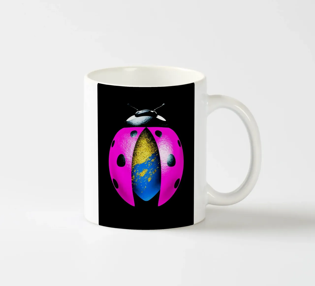 Coccinella - Pop Art tazza in ceramica da ColorCrash Gallery