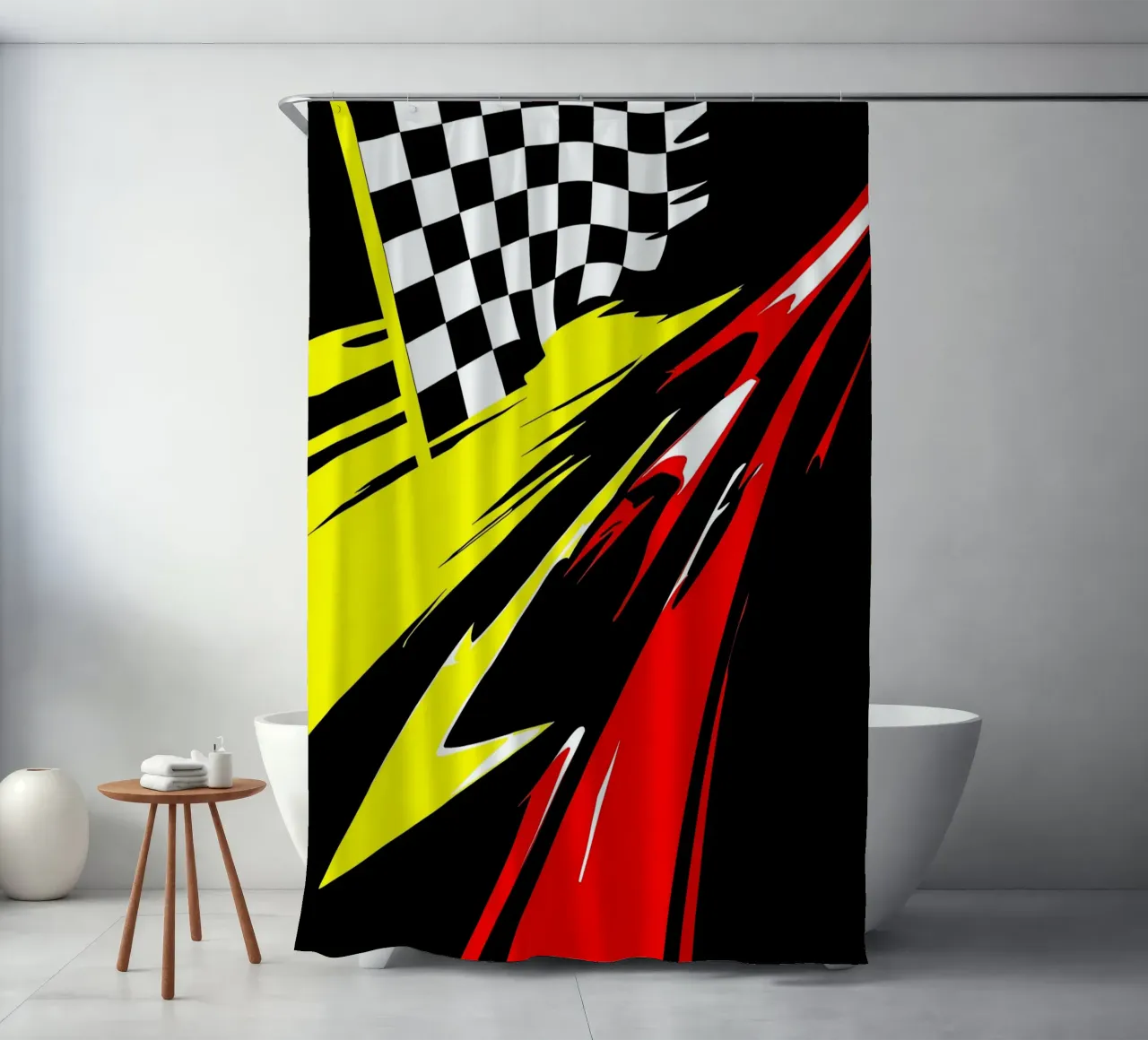 Corsa - Pop Art tenda da doccia da ColorCrash Gallery