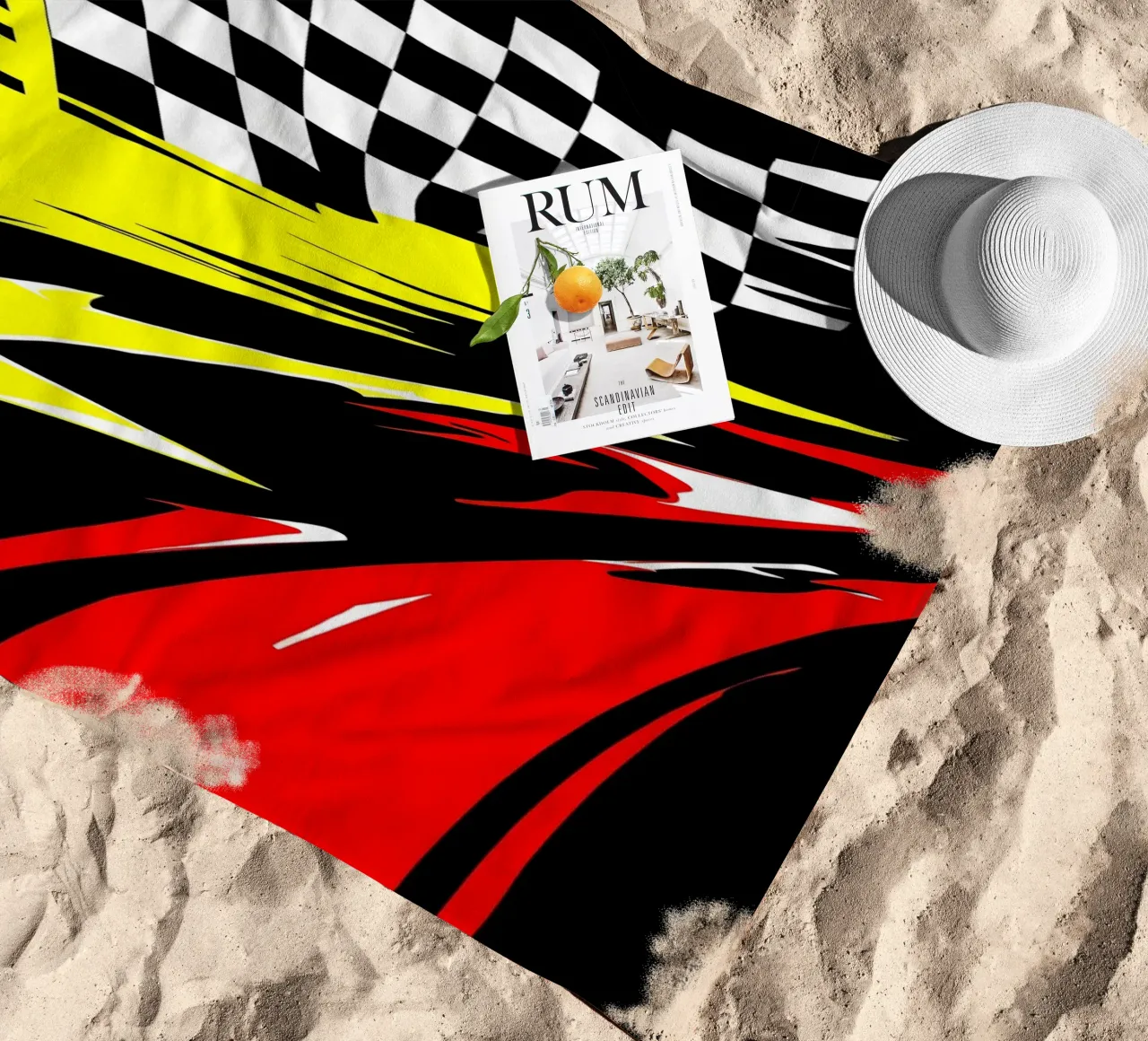 Corsa - Pop Art telo mare da ColorCrash Gallery