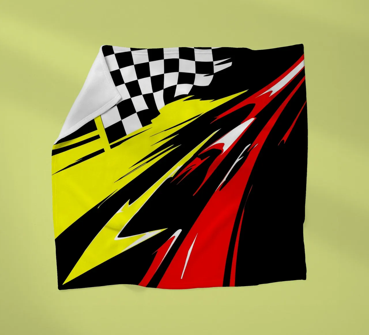 Corsa - Pop Art coperta in pile da ColorCrash Gallery