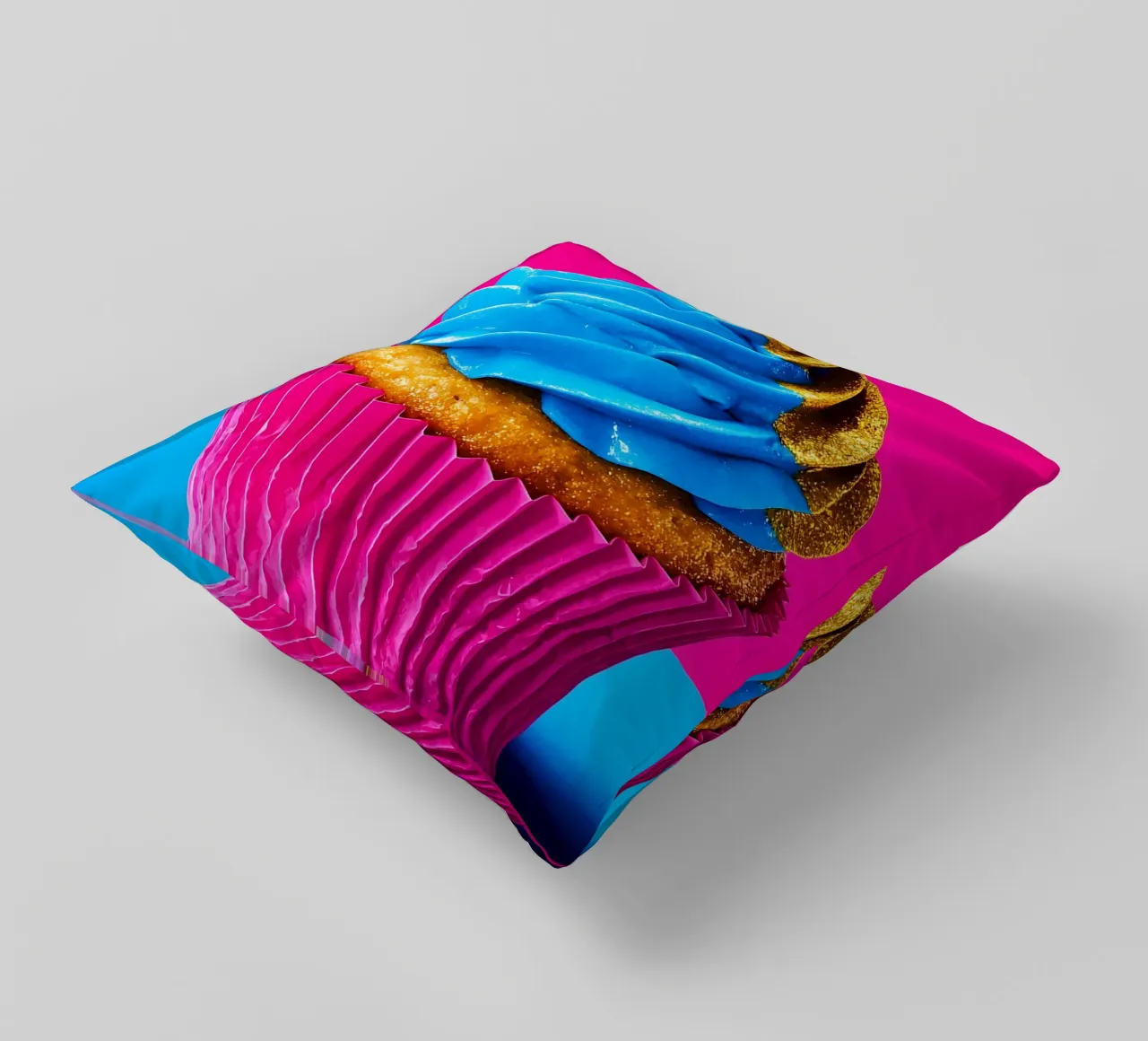 Cupcake - Pop Art cuscino da ColorCrash Gallery