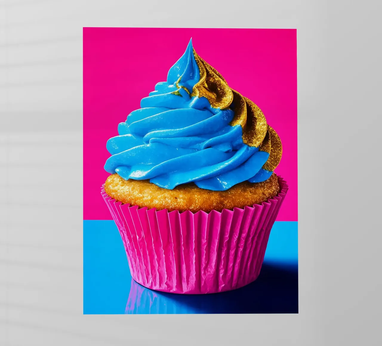 Cupcake - Pop Art pellicola backlit da ColorCrash Gallery