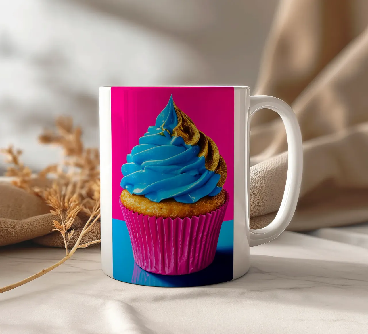 Cupcake - Pop Art tazza in ceramica da ColorCrash Gallery