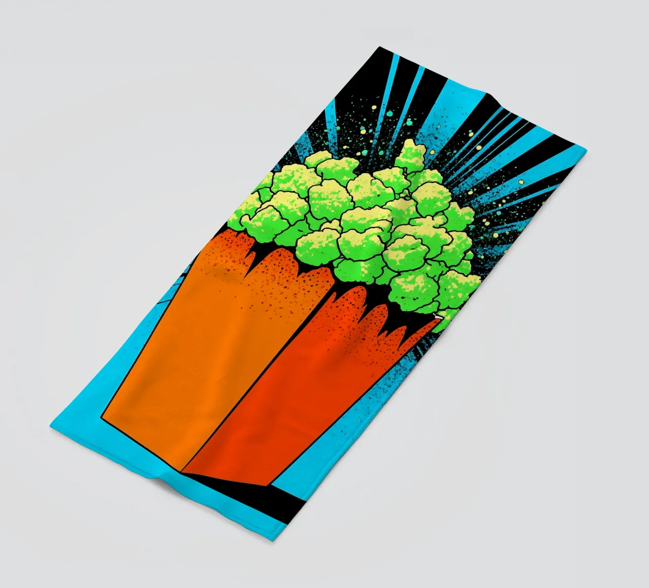 Popcorn - Pop Art telo mare da ColorCrash Gallery