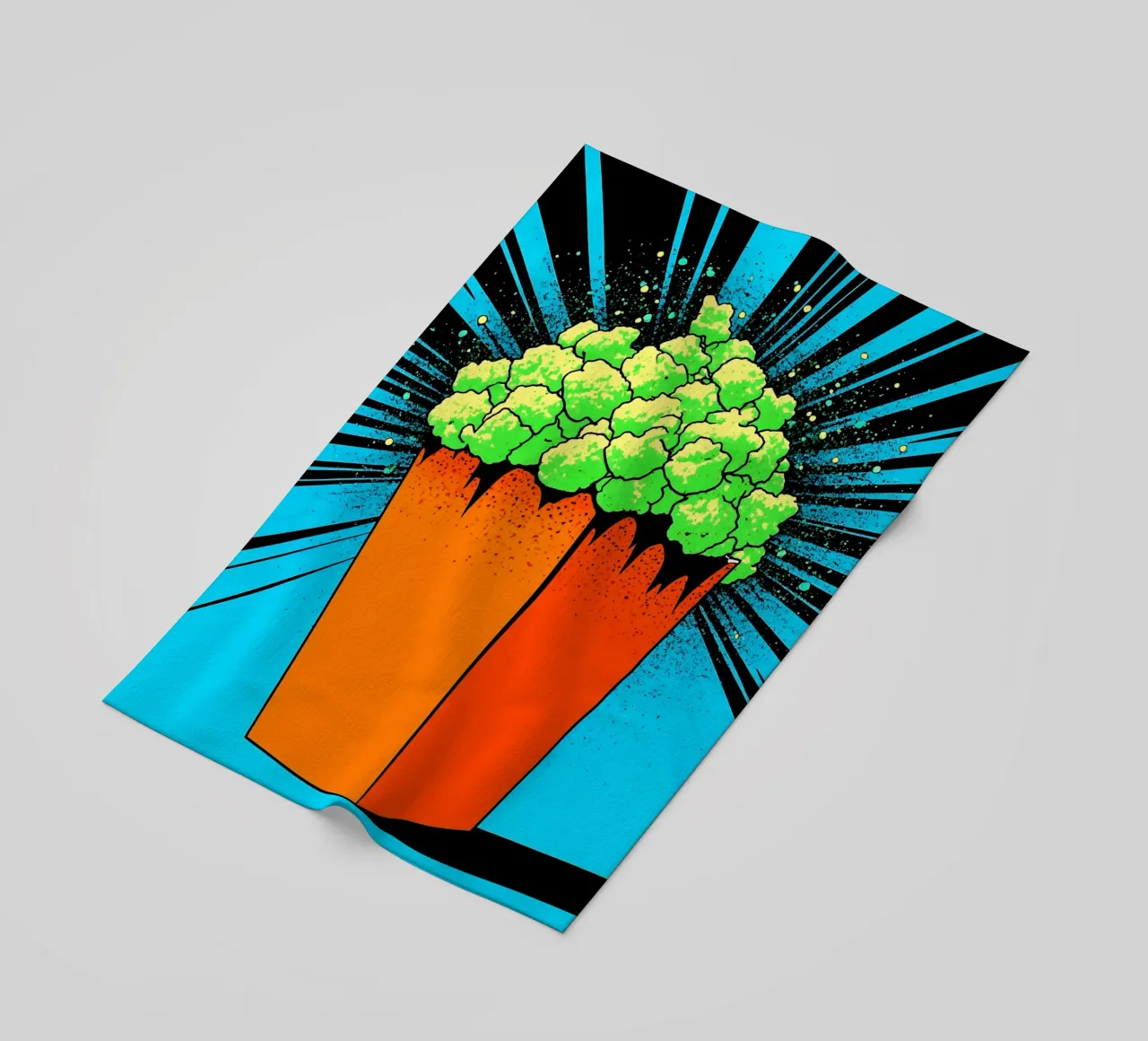 Popcorn - Pop Art telo mare da ColorCrash Gallery