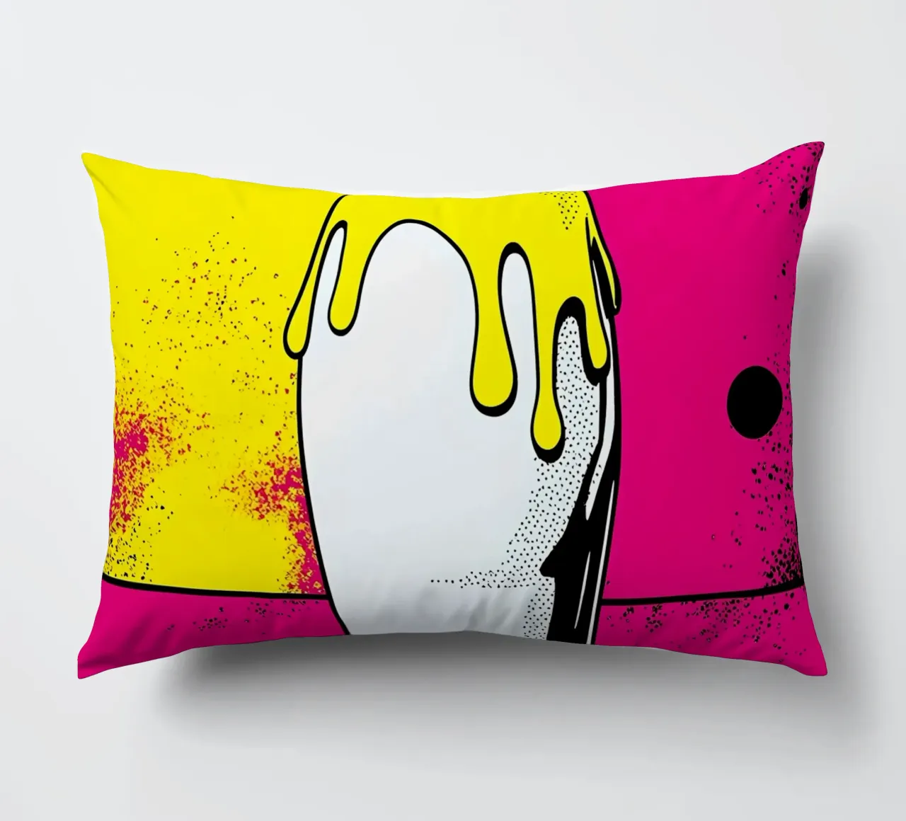 Bottiglia di latte - Pop Art cuscino da ColorCrash Gallery