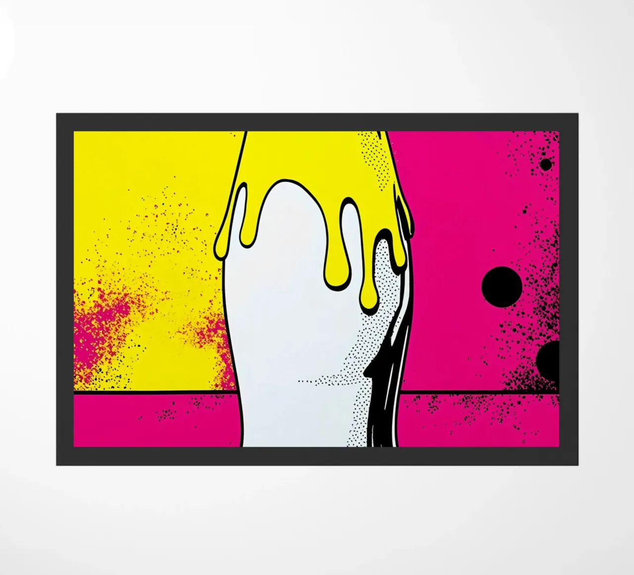 Bottiglia di latte - Pop Art zerbino da ColorCrash Gallery