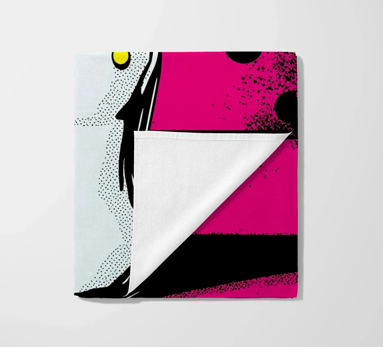 Bottiglia di latte - Pop Art telo mare da ColorCrash Gallery