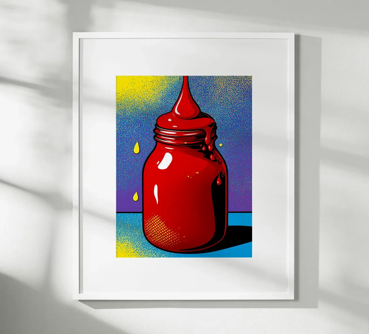 Ketchup - Pop-Art Hahnemühle von ColorCrash Gallery