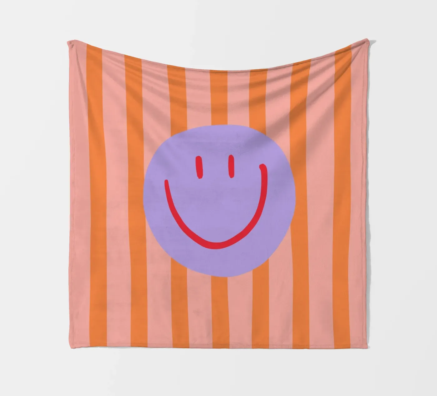 Smile Stripes Fleecedecke von KRUTH DESIGN